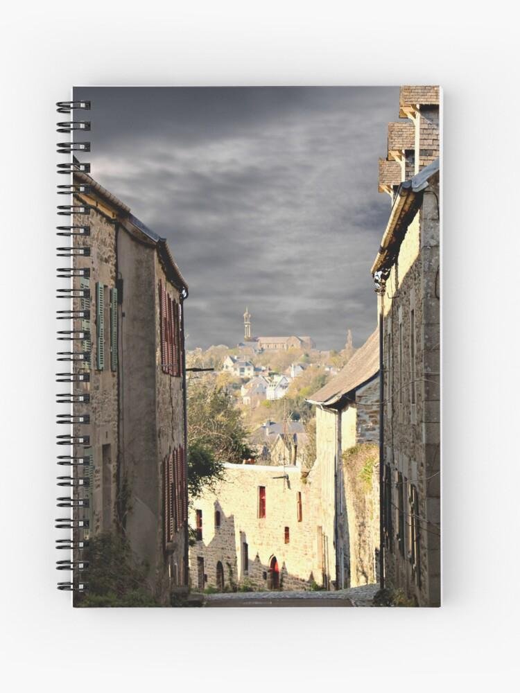 Stone Street to Cathedral, Tréguier France Carnet 1 work 177699227 cahier a spirale