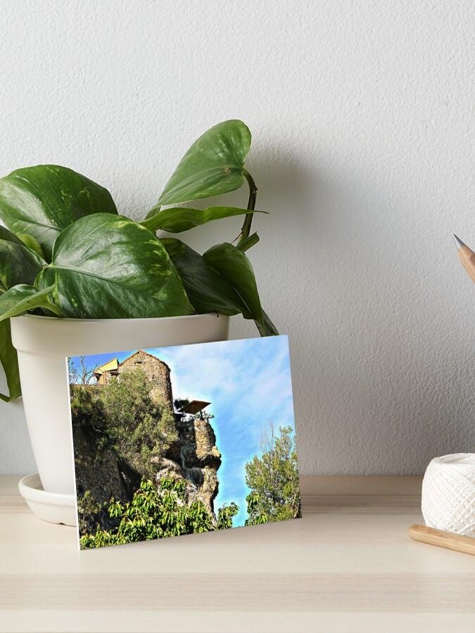 Cliffside Stone House in Minerve, France Impression rigide 1 work 177851748 impression rigide