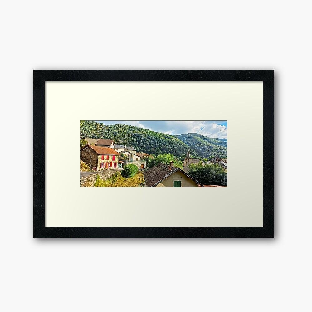 La Ferrière-Saint-Mary Village – Cantal, Auvergne, France Impression encadrée 1 work 177925616 impression encadree