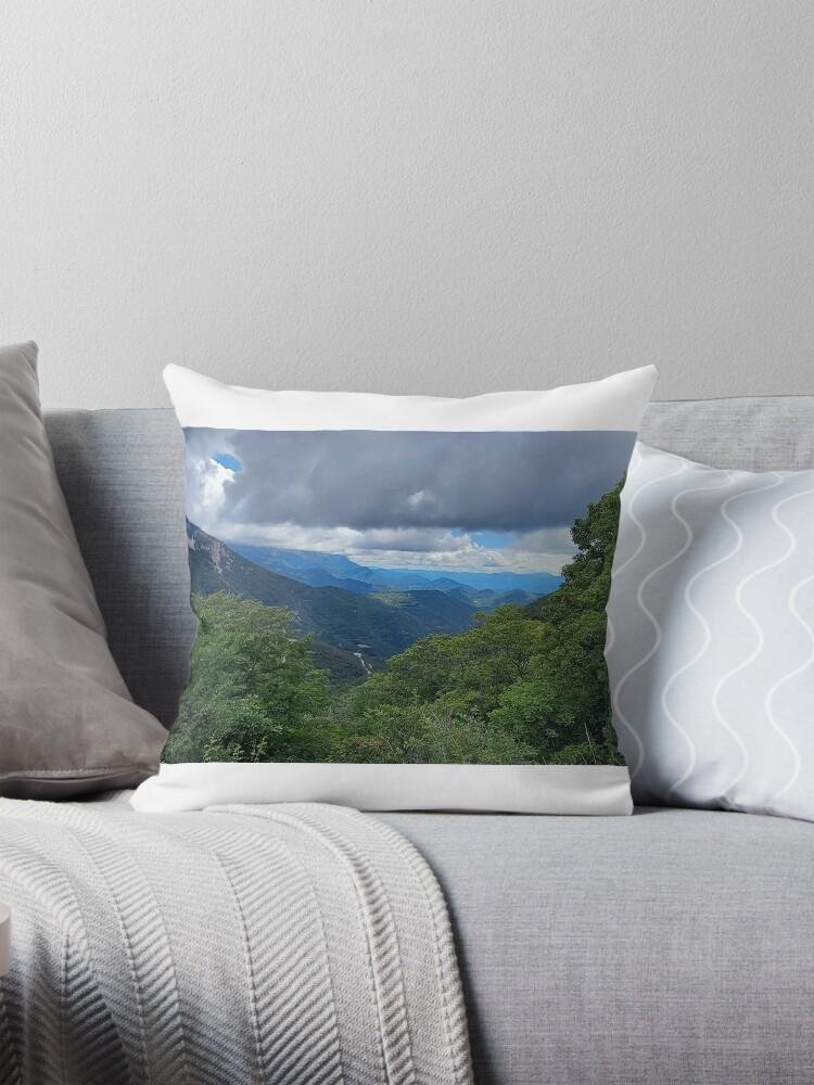 Storm Light Over La Combe Valley – Drôme France Coussin 1 work 177926355 coussin
