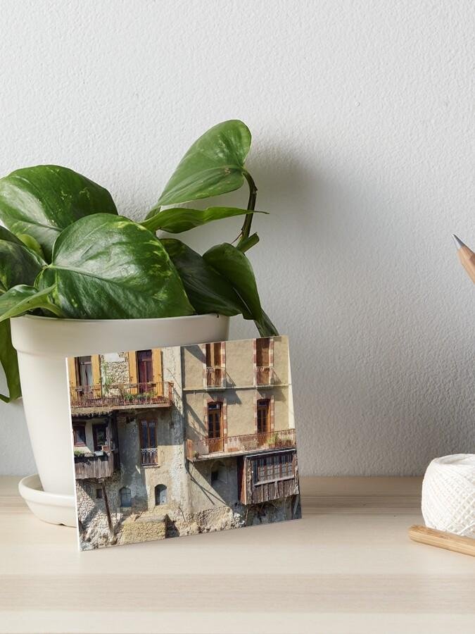 Pont-en-Royans Hanging Houses – French Cliffside Village Impression rigide 1 work 177926656 impression rigide