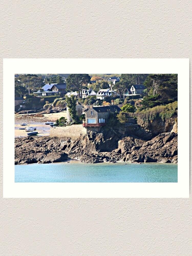 Cliffside House – Rothéneuf Coast, Brittany Impression artistique 1 work 177972896 impression artistique