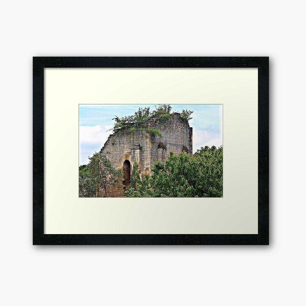 Historic French Stone Tower – Timeless Medieval Architecture 1 Historic French stone tower medieval photography print