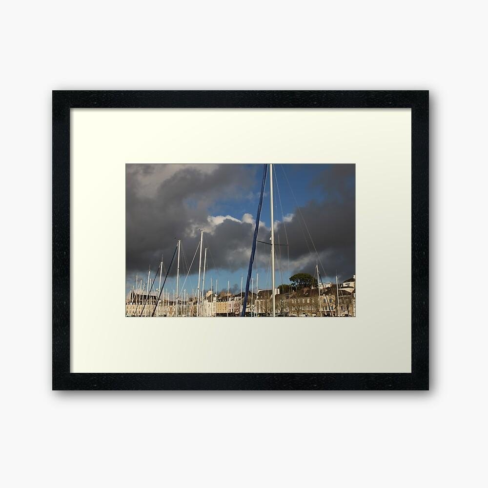 Sailing Masts at the Port of Vannes 1 work 178367441 impression encadree